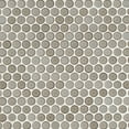 thumbnail image 1 of Bedrosians 360 Matte Penny Round Porcelain Mosaic Tile 12" x 12", Pumice (10-Pack, 10 SF), 1 of 1