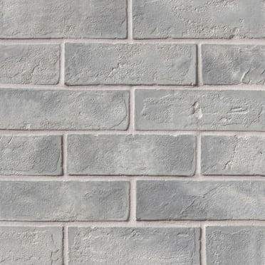 Bedrosians Avondale Matte Brick Tile 2" x 8", Sidewalk (65-Pack, 9.29 SF)