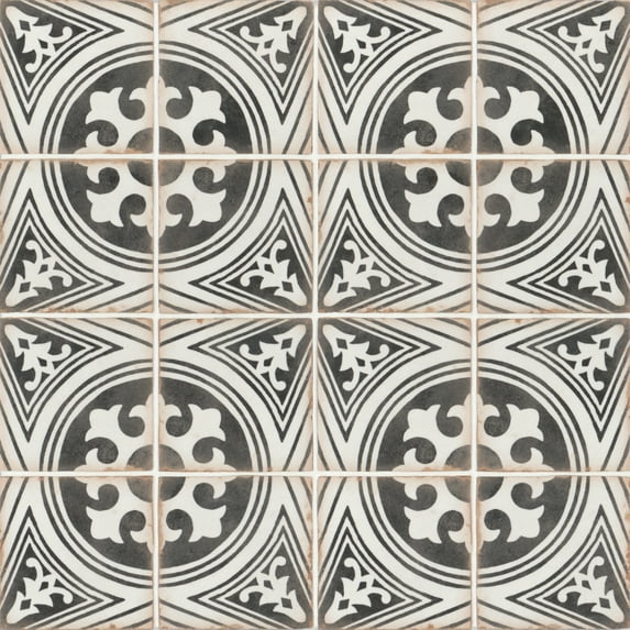 Bedrosians Casablanca Matte Ceramic Tile 5" x 5", Fida (32-Pack, 5.27 SF)