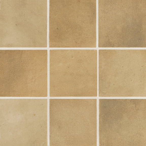Bedrosians Celine Square Matte Porcelain Tile 4 x 4, Cotto (5.38 sq. ft./Case)
