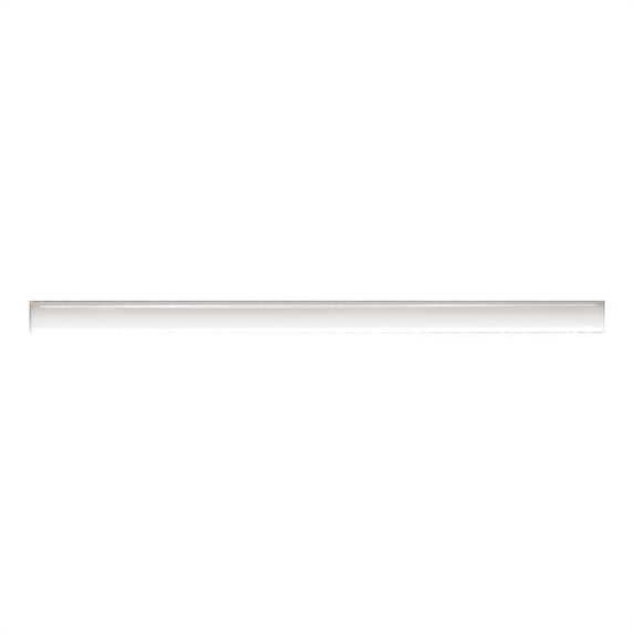 Bedrosians Clara Gloss Porcelain Tile Trim 1/2" x 12", White (1 Per Box)