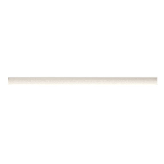 Bedrosians Clara Matte Porcelain Tile Trim 1/2" x 12", Ivory (1 Per Box)