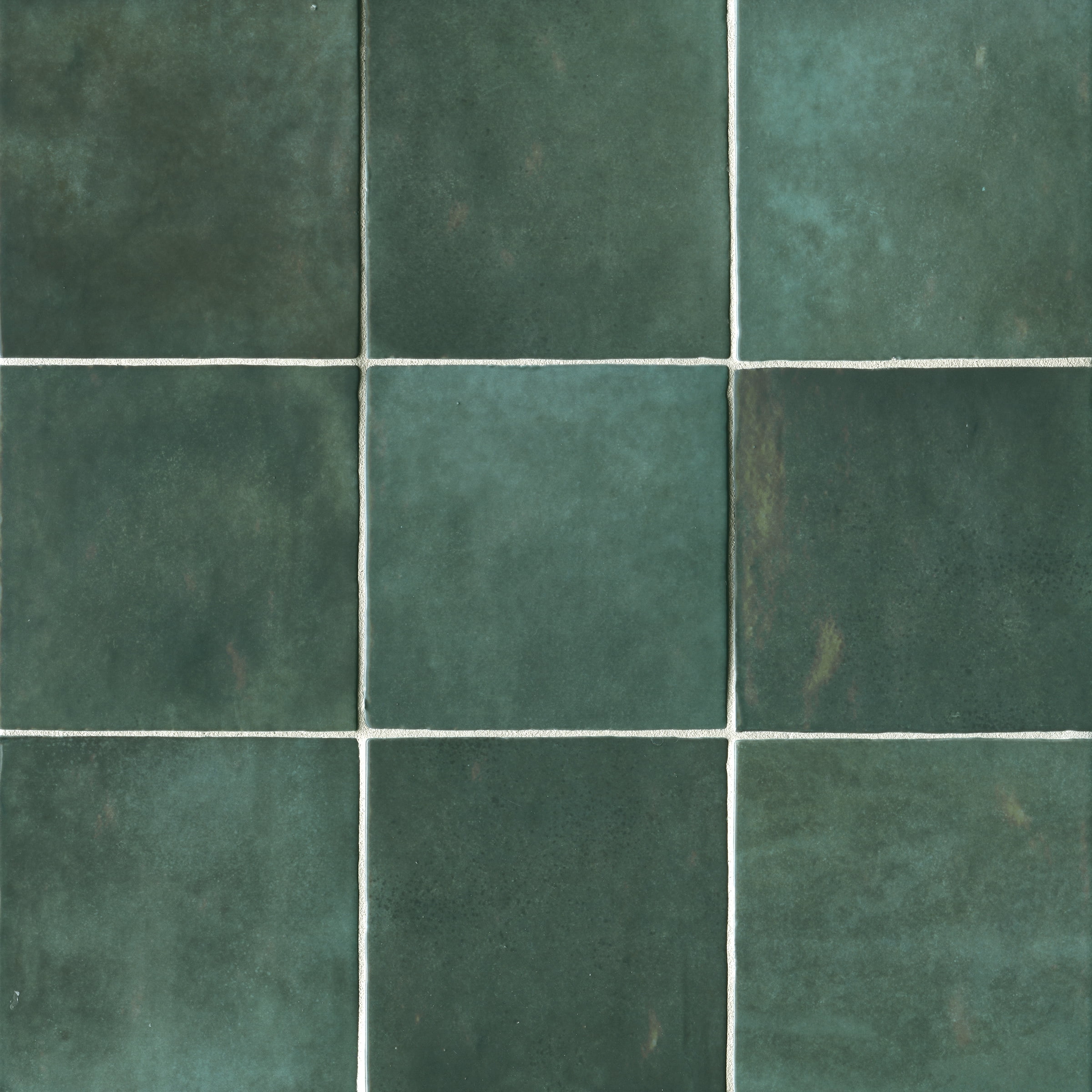 Cloe Green Gloss Ceramic Wall Tile 5" x 5" (57-Pack)
