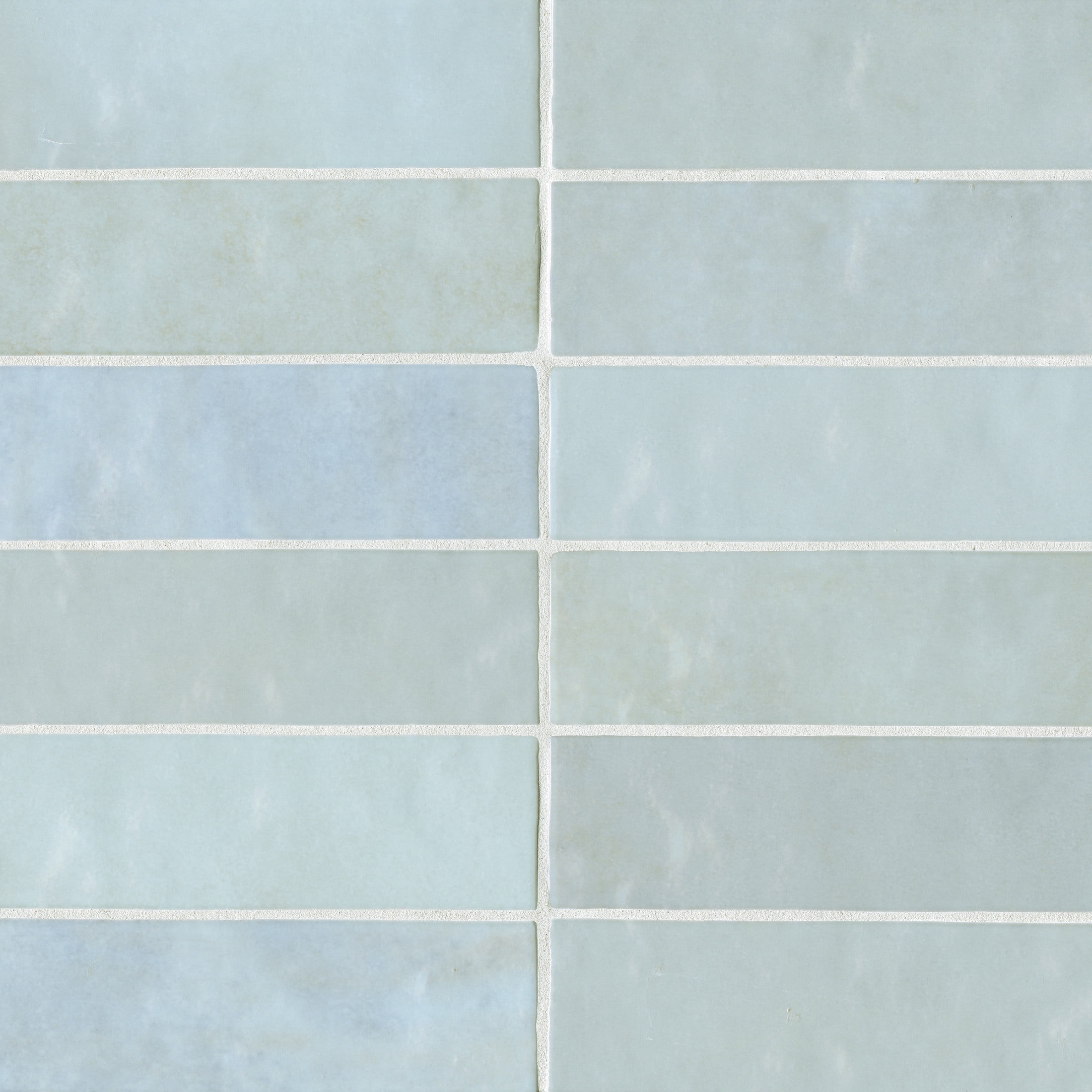 Cloe Baby Blue Glossy Ceramic Subway Wall Tile 2.5" x 8"