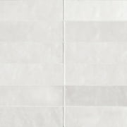 Bedrosians Cloe Rectangle Gloss Ceramic Tile 3 x 8, White (10.64 sq. ft./Case)