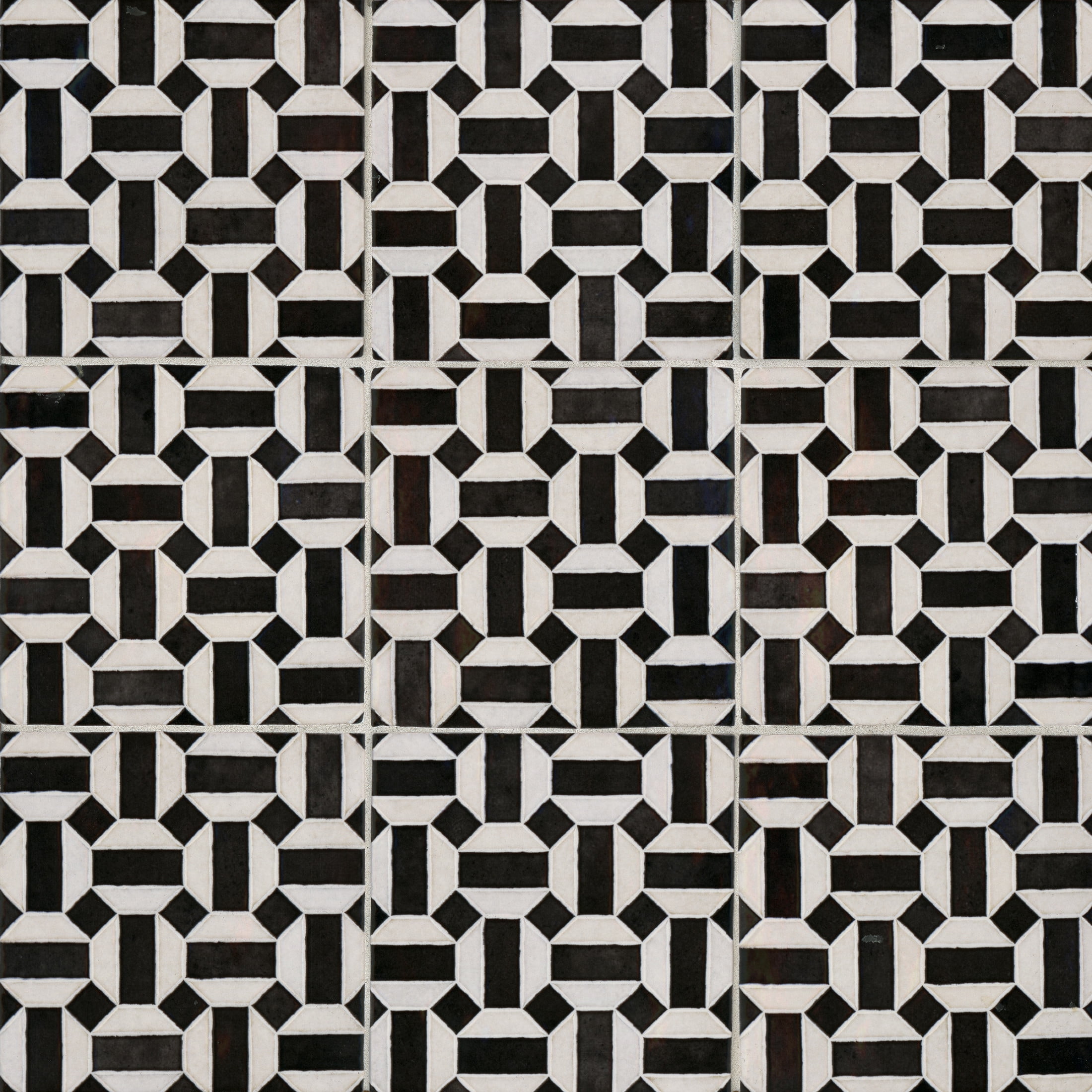 Cloe 5" x 5" Multicolor Glossy Ceramic Wall Tile