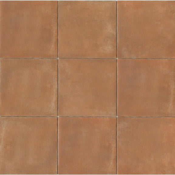 Bedrosians Cotto Nature Square Matte Porcelain Tile 14 x 14, Siena (10.76 sq. ft./Case)