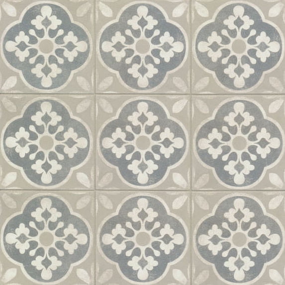 Bedrosians Enchante Matte Porcelain Decorative Tile 8" x 8", Charm (27-Pack, 11.63 SF)