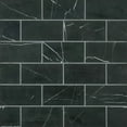 thumbnail image 1 of Bedrosians Ferrara Rectangle Honed Marble Tile 3 x 6, Nero (4.96 sq. ft./Case), 1 of 1