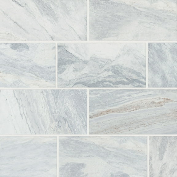 Bedrosians Glorious Blue Rectangle Honed Marble Tile 12 x 24, Glorious Blue (10.0 sq. ft./Case)