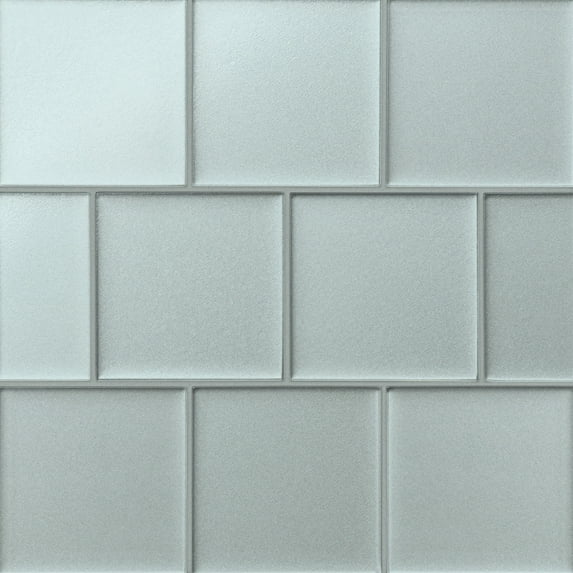 Bedrosians Kaikos Square Matte Glass Tile 4 x 4, Blue (10.76 sq. ft./Case)