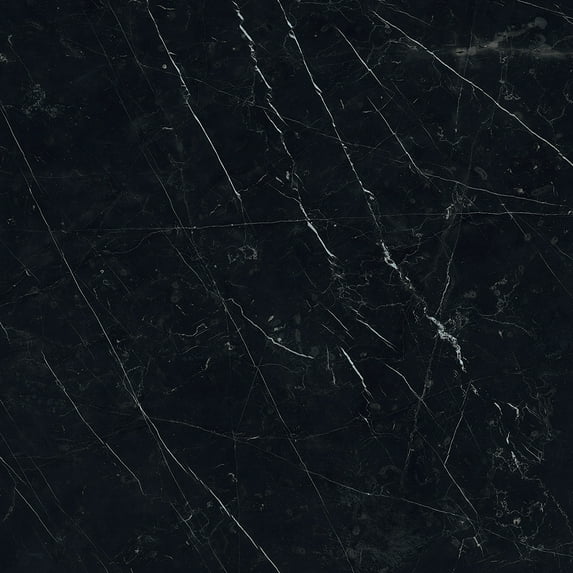 Bedrosians Magnifica The Thirties Square Honed Porcelain Tile 30 x 30, Nero Marquina (18.16 sq. ft./Case)