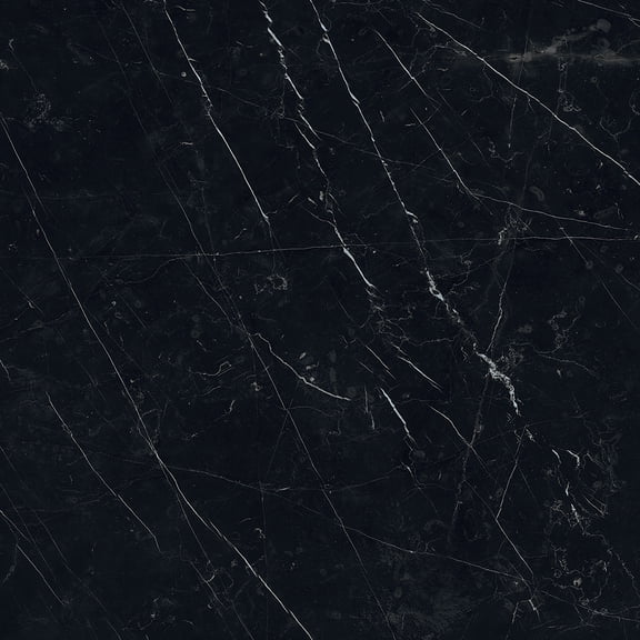 Bedrosians Magnifica The Thirties Square Honed Porcelain Tile 30 x 30, Nero Marquina (18.16 sq. ft./Case)