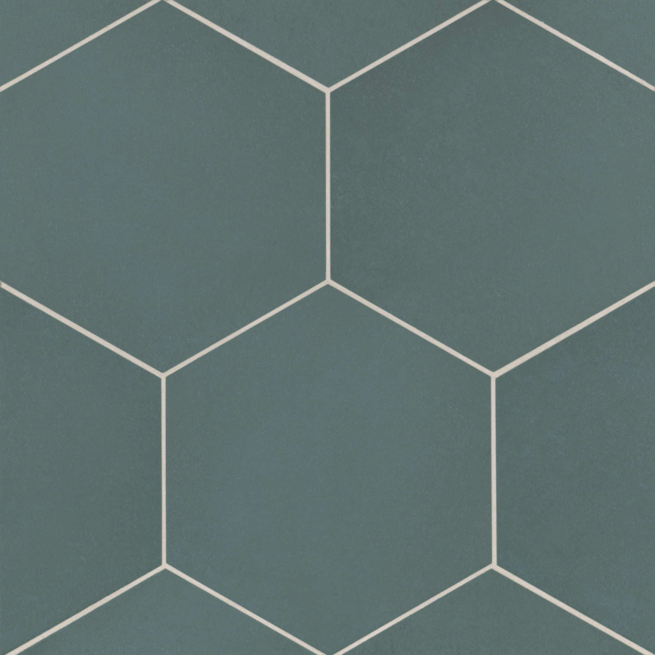 Makoto Arashi Blue Matte Hexagon Porcelain Tile 11.5" x 10"