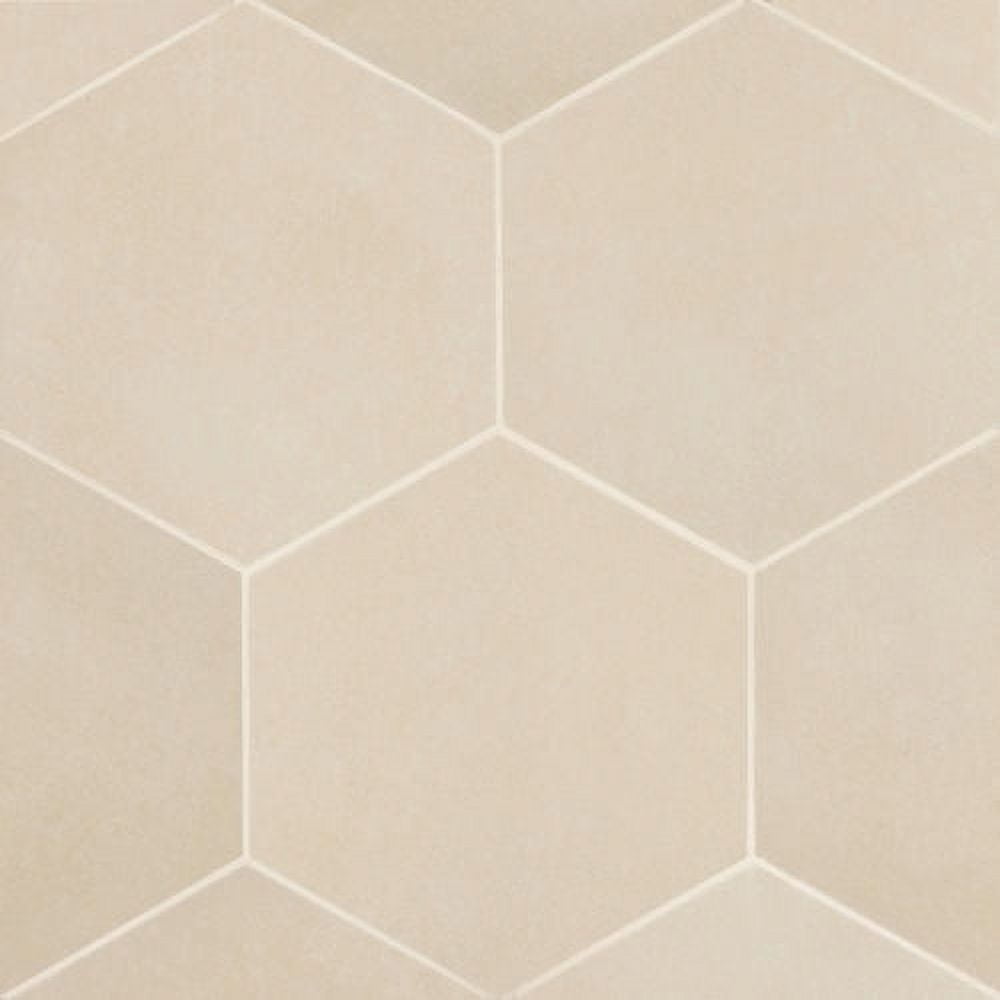 Makoto Beige Matte Hexagon Porcelain Tile 11.5" x 10"