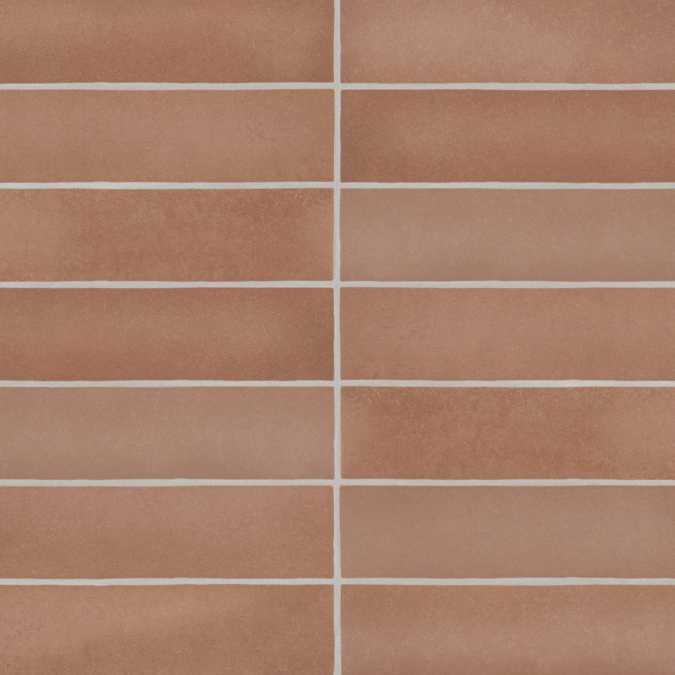 Makoto 2.5" x 10" Umi Terracotta Ceramic Wall Tile
