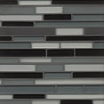 thumbnail image 1 of Bedrosians Manhattan Linear Glass Mosaic 12" x 13", Wall Street (10-Pack, 10.83 SF), 1 of 1