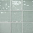 thumbnail image 1 of Bedrosians Marin Square Gloss Ceramic Tile 4 x 4, Aloe Green (Light Green) (5.49 sq. ft./Case), 1 of 1