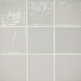 thumbnail image 1 of Bedrosians Marin Square Gloss Ceramic Tile 4 x 4, Pebble Gray (Light Grey) (5.49 sq. ft./Case), 1 of 1