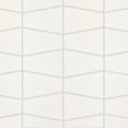 thumbnail image 1 of Bedrosians Marin Trapezoid Matte Porcelain Mosaic 8 x 13, Pearl White (White) (7.49 sq. ft./Case), 1 of 1