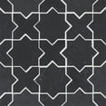 thumbnail image 1 of Bedrosians Monet Cross & Star - Mosaic 6 Honed Marble Mosaic 12 x 12, Nero Marquina (5.1 sq. ft./Case), 1 of 1