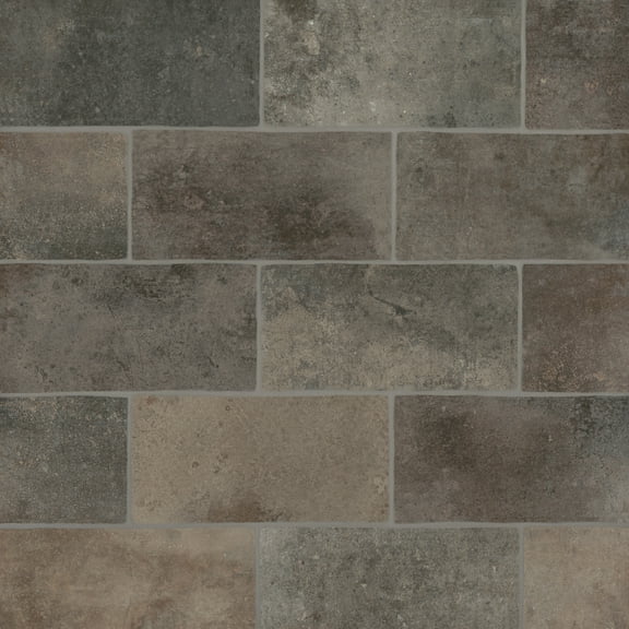 Bedrosians Montana Rectangle Matte Porcelain Tile 5 x 10, Rock Creek (5.6 sq. ft./Case)