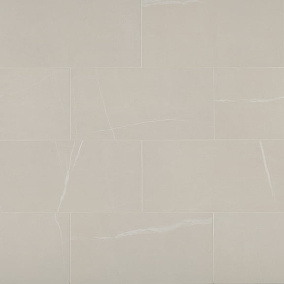 Bedrosians Nomade Rectangle Matte Porcelain Tile 12 x 24, Bone (13.24 sq. ft./Case)
