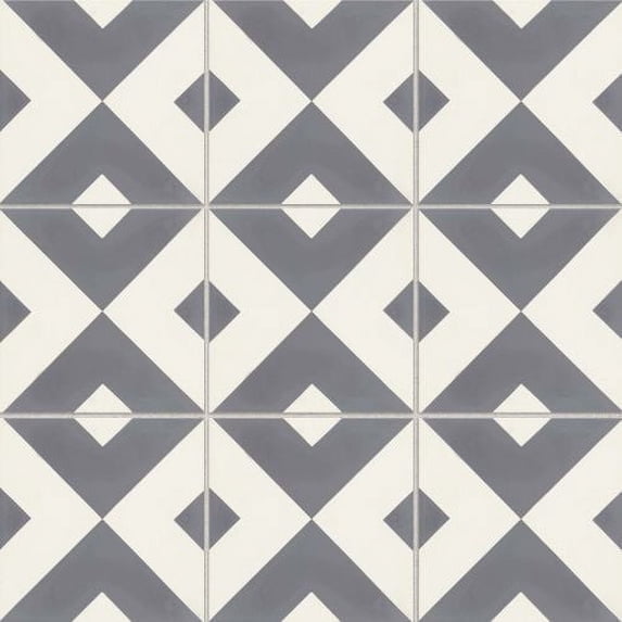 Bedrosians Remy Matte Cement Tile 8" x 8", Frame (12-Pack, 5.33 SF)