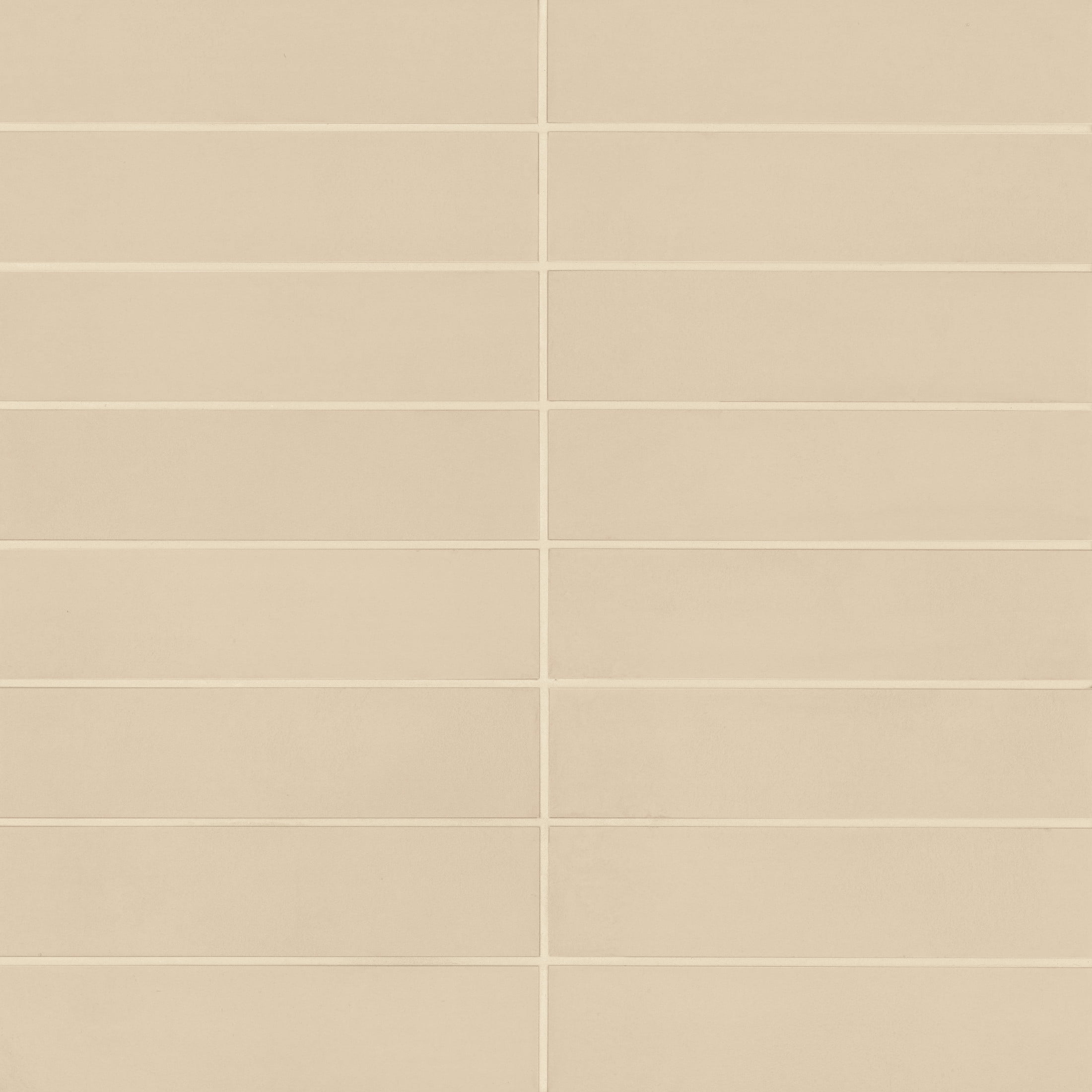 Sahara 3" x 12" Matte Beige Porcelain Wall & Floor Tile