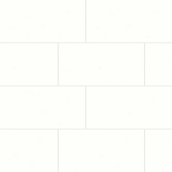 Bedrosians Shandar Rectangle Polished Porcelain Tile 12 x 24, Plain White (9.68 sq. ft./Case)