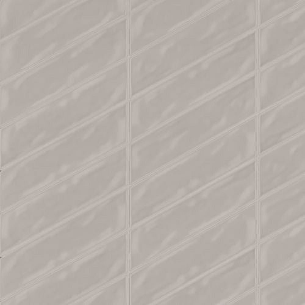 Sorrento Beige Glossy Ceramic Wall Tile 2.5" x 10"