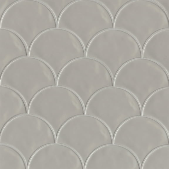 Bedrosians Sorrento Gloss Ceramic Tile 6" x 7", Fiore (34-Pack, 5.2 SF)