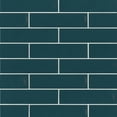thumbnail image 1 of Bedrosians Sorrento Rectangle Gloss Ceramic Tile 3 x 10, Azzurro (5.45 sq. ft./Case), 1 of 1