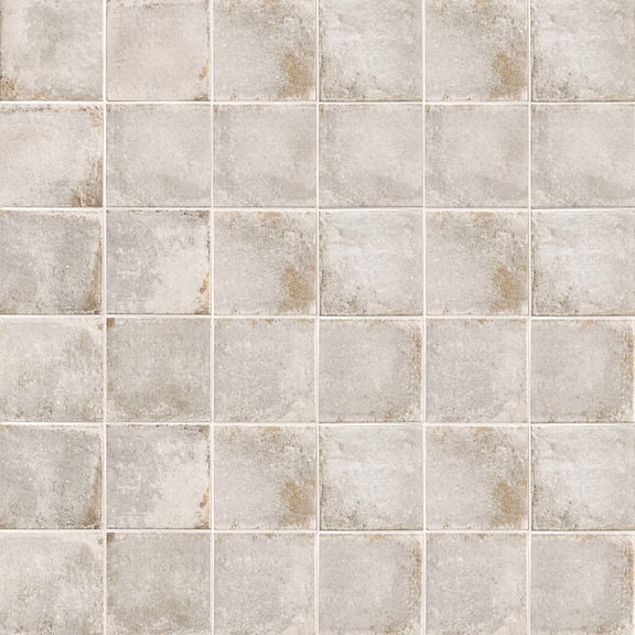 Bedrosians Vivace Square Gloss Porcelain Tile 5 x 5, Fossil (5.38 sq. ft./Case)