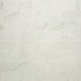 thumbnail image 1 of Bedrosians White Carrara Rectangle Honed Marble Tile 3 x 12, White Carrara (5.0 sq. ft./Case), 1 of 1