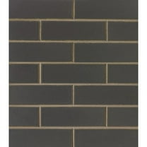 Bedrosians Zenia Matte Porcelain Floor & Wall Mosaic 2" x 6" (11.5" x 11.25" Sheet), Orbit (10-Pack, 8.9 SF)