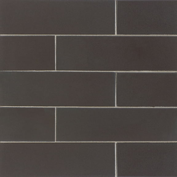 Bedrosians Zenia Rectangle Matte Porcelain Tile 3 x 9, Gravity (9.6 sq. ft./Case)