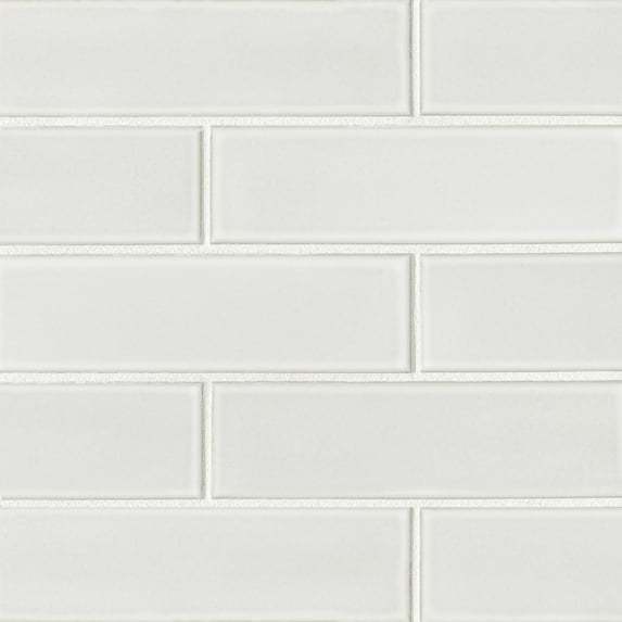 Bedrosians Zenia Rectangle Matte Porcelain Tile 3 x 9, Moon (9.6 sq. ft./Case)