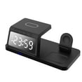thumbnail image 1 of Bedside Alarm Clock Wireless Charging Station 15W Quick charger Digital Desk Clock Easy to Use for Phone Watch Earbud, 1 of 9