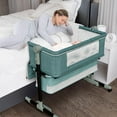 Bedside Baby Newborn Bed with Adjustable Height