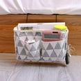 thumbnail image 1 of Bedside Caddy Bed Organizer College Student Dormitory Bedside Fabric Hanging Basket Storage Bag Pocket for Bunk and Hospital Beds College Dorm Rooms Baby Bed Rails Camp with 4 Pockets and 2 Hooks, 1 of 7