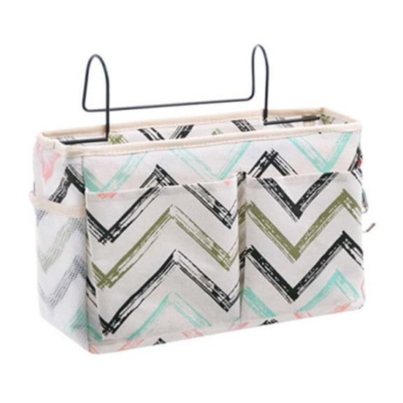 Bedside Caddy Bedside Storage Bag Hanging Organizer for Hospital Beds, Dorm Rooms Bed Rails CampSplashed ink pattern