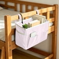 thumbnail image 1 of Bedside Caddy Hanging Bed Organizer Storage Bag Pocket Bedside Storage Caddy/Bedside Hanging Storage Bag For Camp Bunk Hospital Beds, College Dorm Rooms Rails,Placed Glasses,Books,Mobile Phones,Keys, 1 of 5