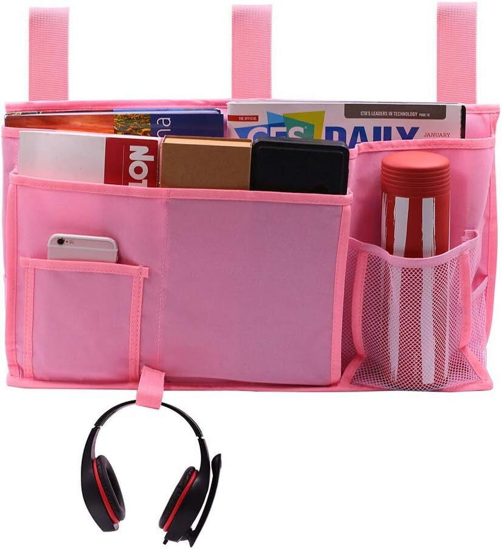 Bedside Caddy Hanging Bed Organizer Storage Bag Pocket for Bunk and