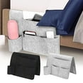 thumbnail image 1 of Bedside Caddy Organizer, Hanging Storage Bag with 4 Pockets for Water Bottle, Phone & Books, Space-saving Under Mattress Holder for Bedroom, Dorm, Office, and Sofa Side Organization, 1 of 7