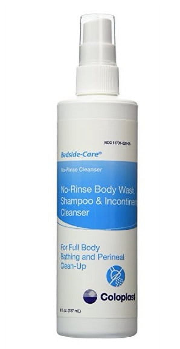 Bedside Care NoRinse Body Wash Shampoo & Incontinence Cleanser 8 Oz