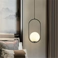thumbnail image 1 of Bedside Chandelier Bedroom Study Single Chandelier Simple Modern Light Luxury Restaurant Lamp Bar Small Chandelier,Black, 1 of 6