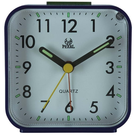 Bedside Clocks Quartz Alarm Clock Gentle Wake Large Dial Display Non-ticking Silent With Night Light Brand New
