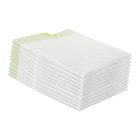Bedside Commode Liners Toilet Bags Drawstring Bag with Absorbent Pad Waterproof 53cmx38cm 15 Pieces
