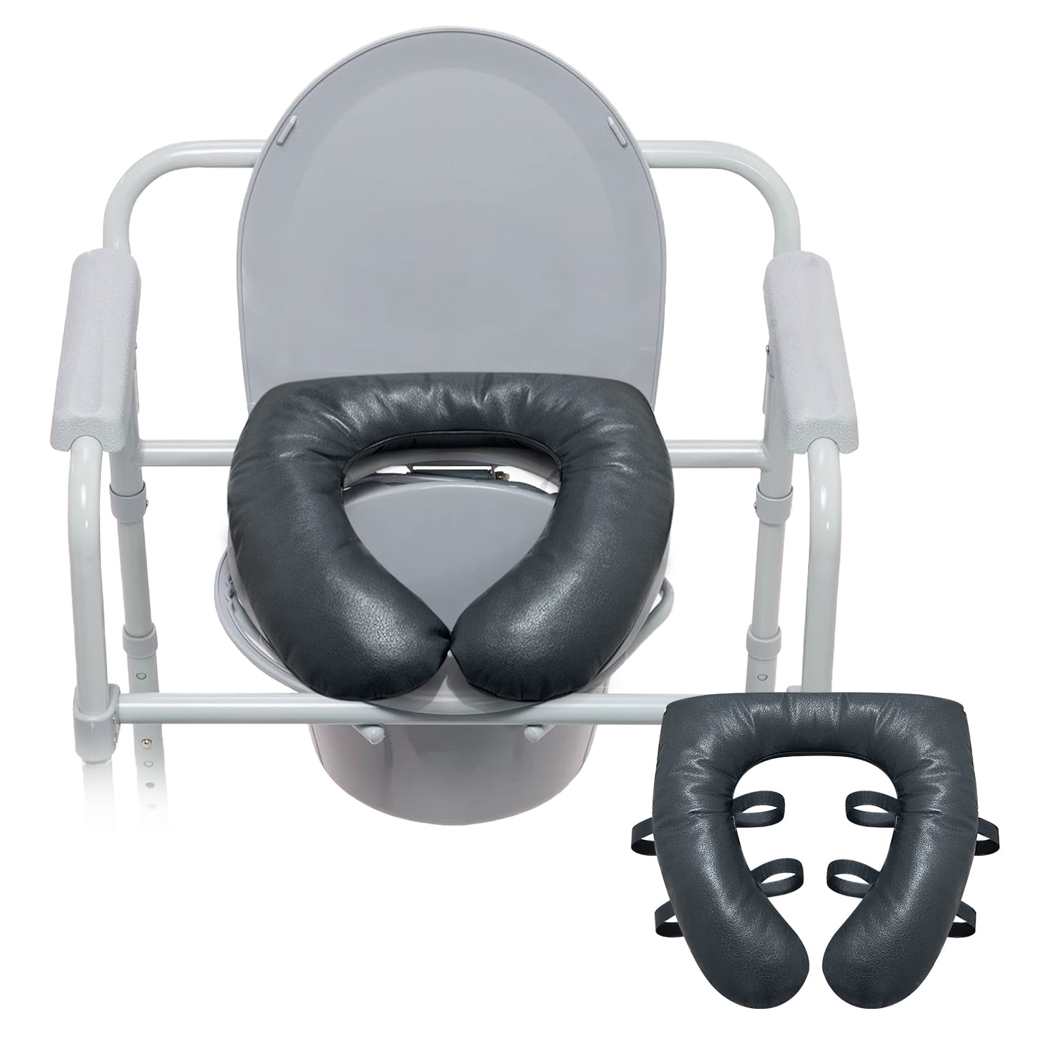 Bedside Commode Seat Cushion Toilet Seat Padded Soft Shower Chair Seat